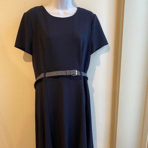 Calvin Klein Navy Dress Size 12